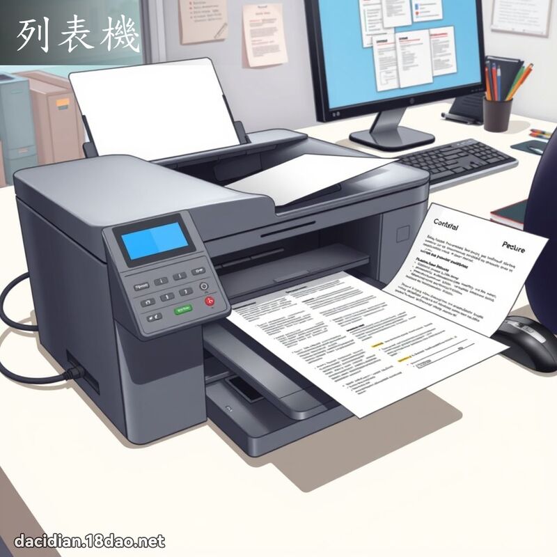 列表机 - 国语大辞典配图