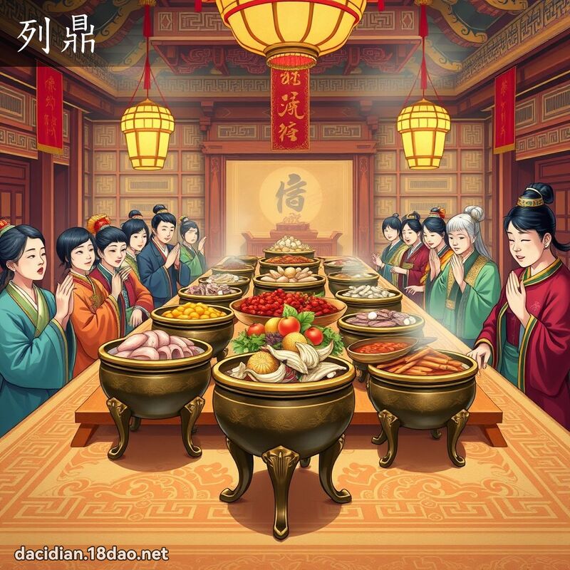列鼎 - 国语大辞典配图