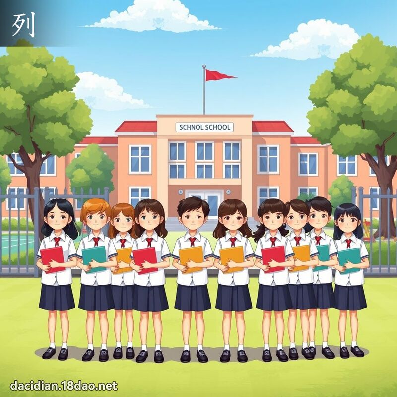 列 - 國語大辭典配圖