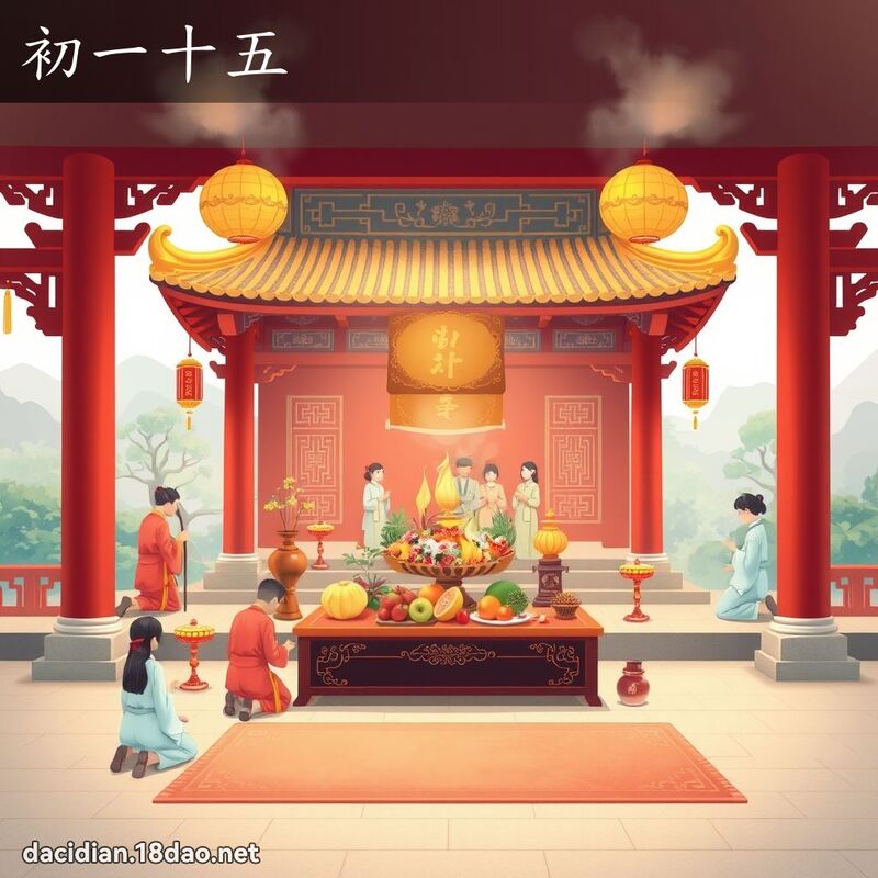 初一十五 - 国语大辞典配图