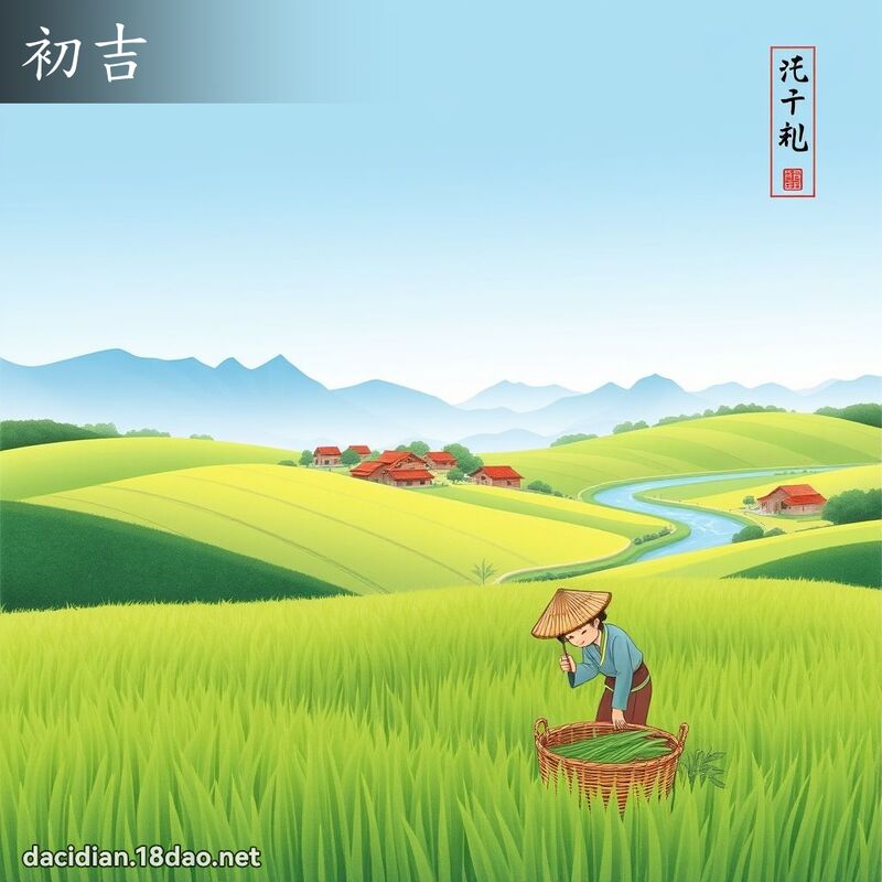 初吉 - 國語大辭典配圖