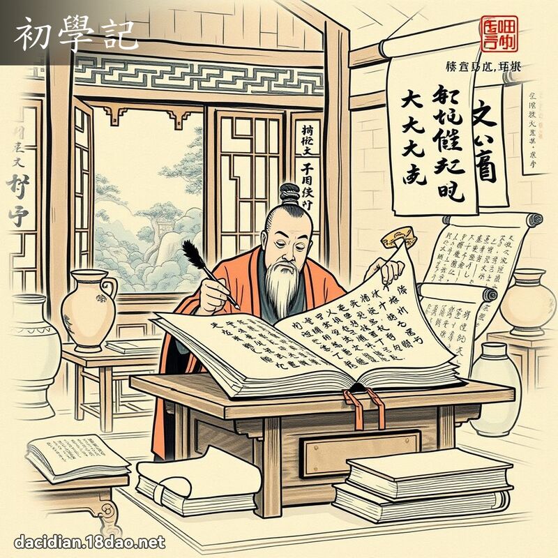 初學記 - 國語大辭典配圖