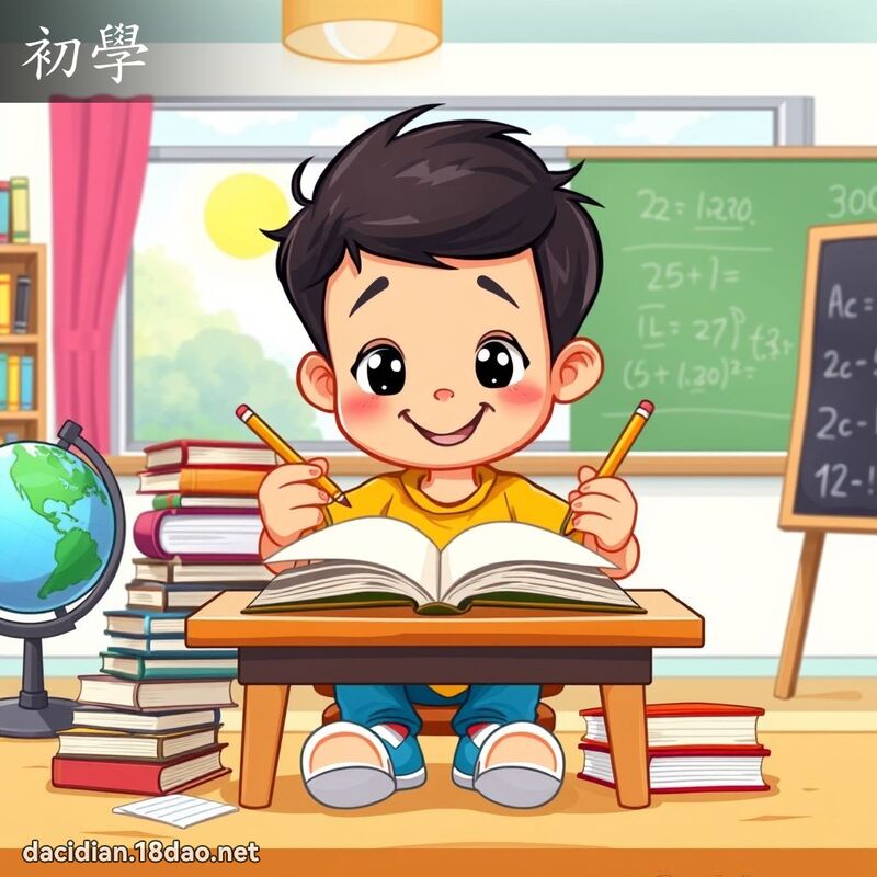 初学 - 国语大辞典配图