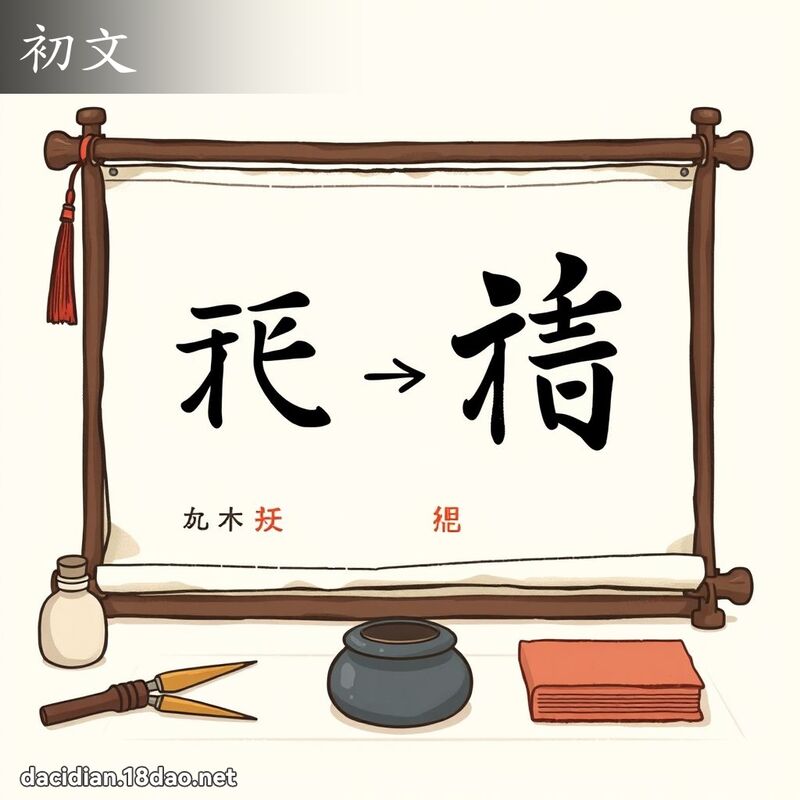 初文 - 國語大辭典配圖