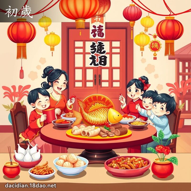 初岁 - 国语大辞典配图
