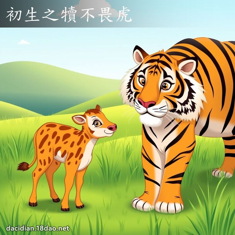 初生之犢不畏虎 - 國語大辭典配圖