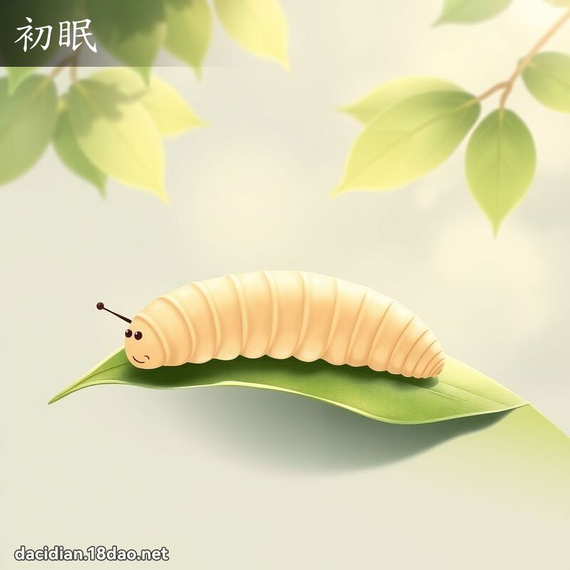 初眠 - 國語大辭典配圖