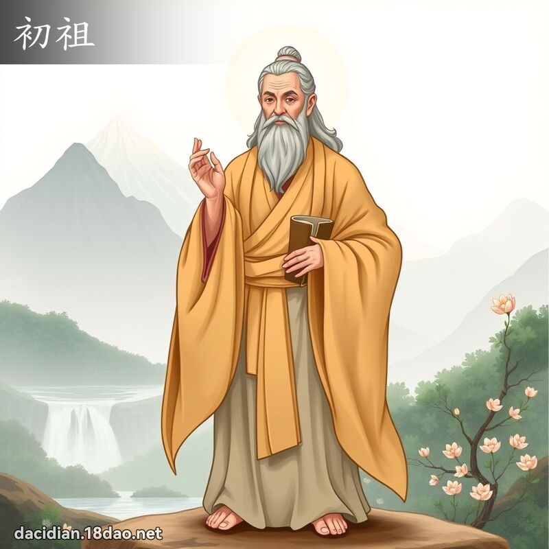 初祖 - 國語大辭典配圖