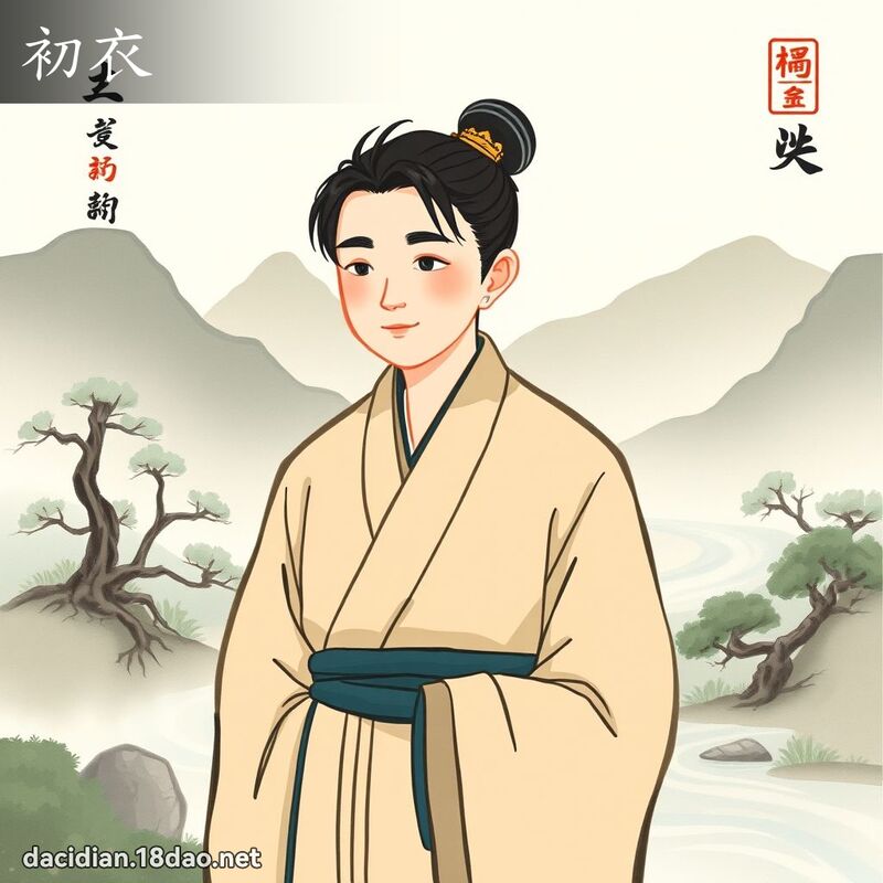 初衣 - 國語大辭典配圖