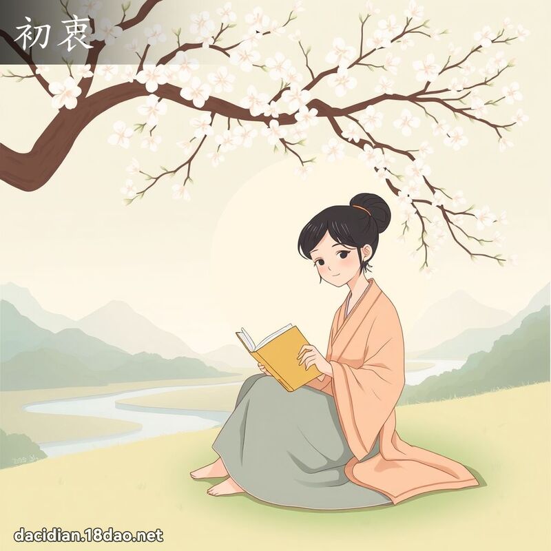 初衷 - 国语大辞典配图