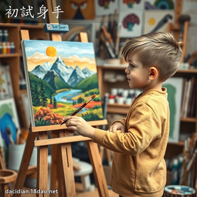 初試身手 - 國語大辭典配圖