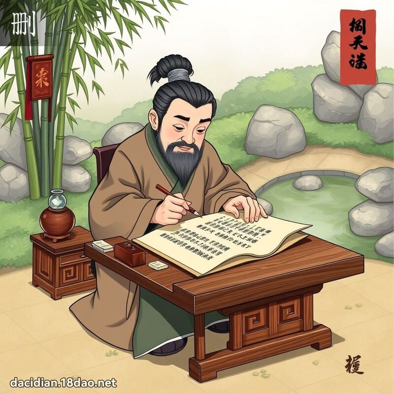 删 - 國語大辭典配圖