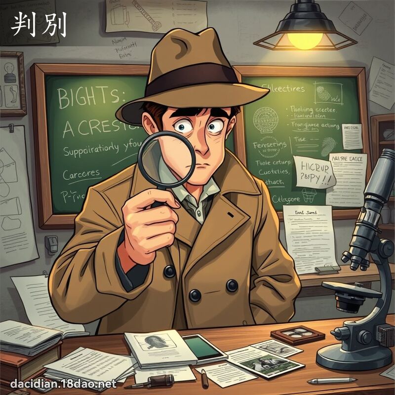 判別 - 國語大辭典配圖