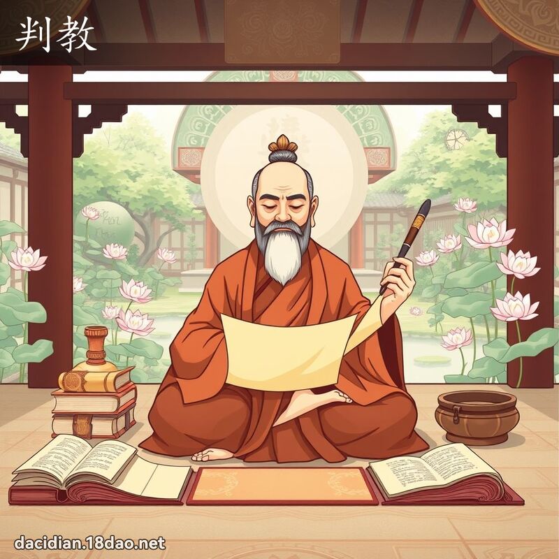 判教 - 国语大辞典配图