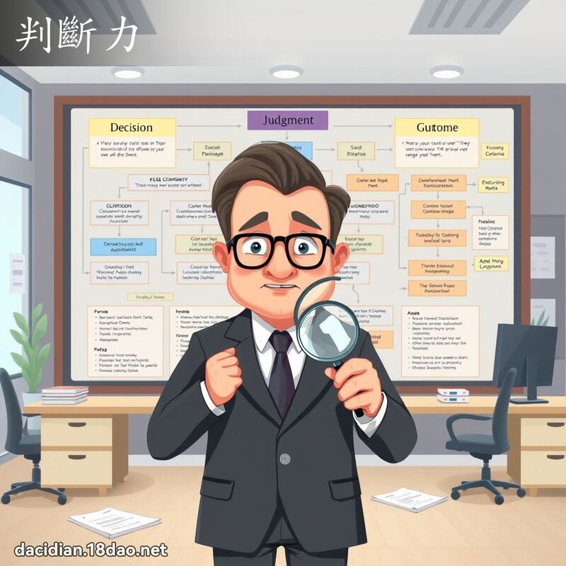 判斷力 - 國語大辭典配圖