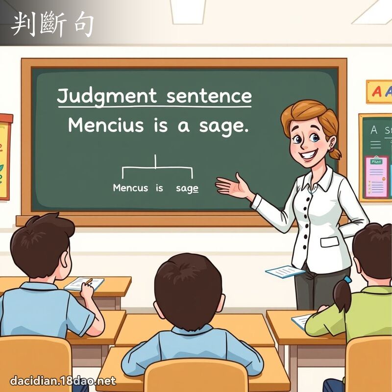 判断句 - 国语大辞典配图