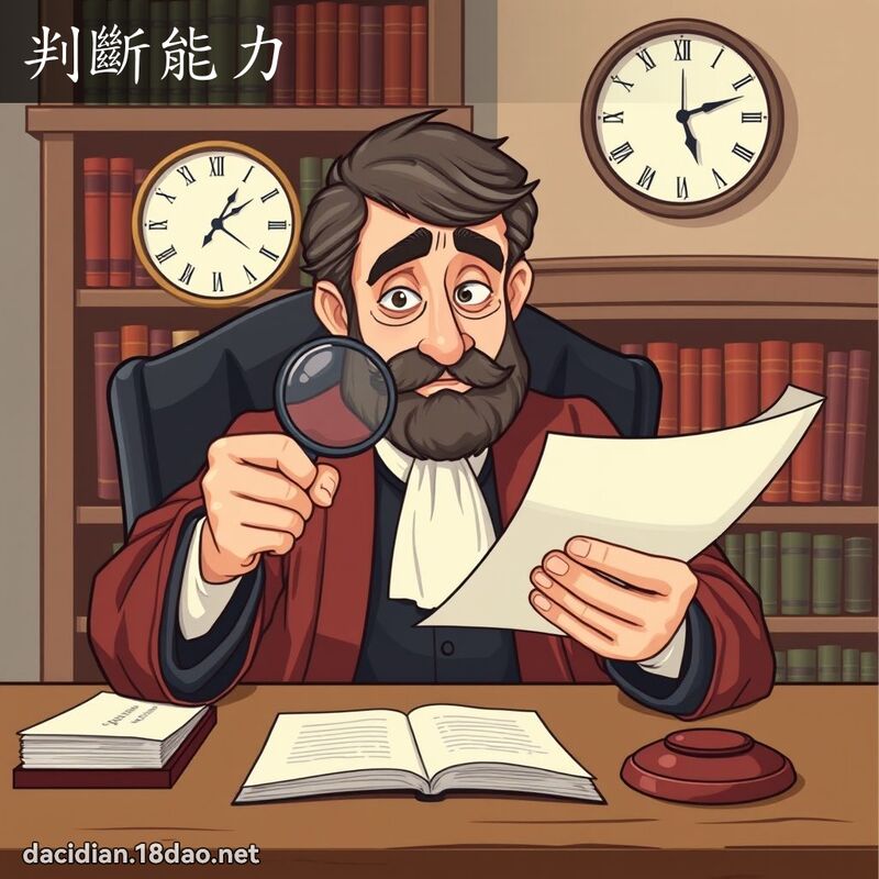 判断能力 - 国语大辞典配图
