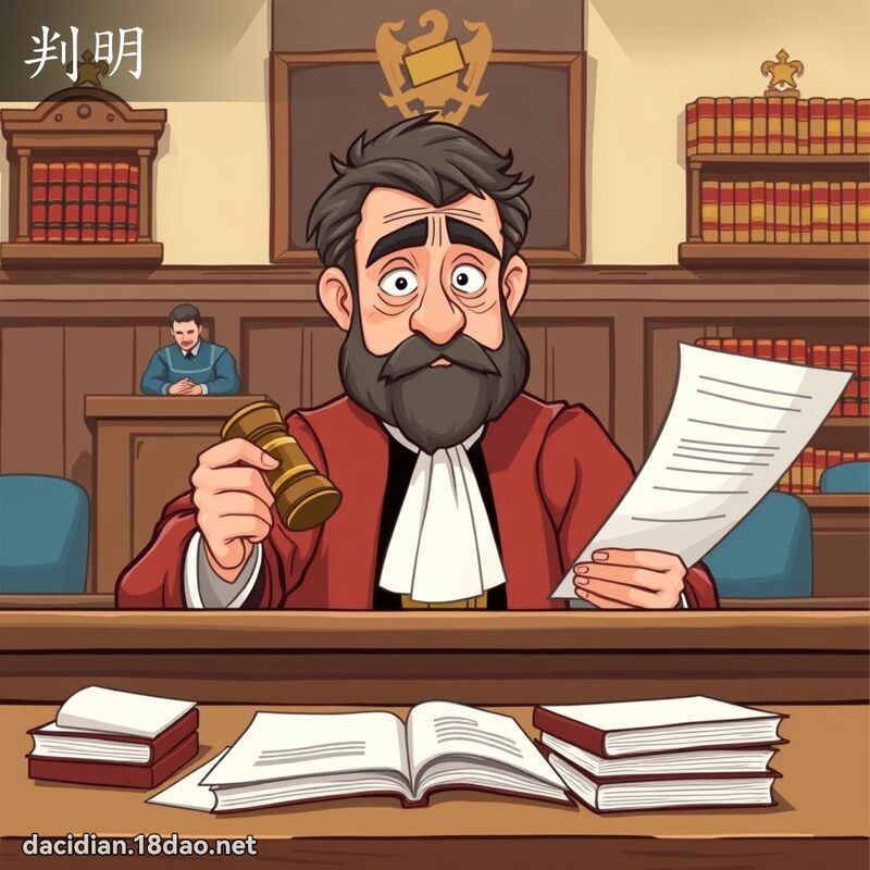 判明 - 國語大辭典配圖