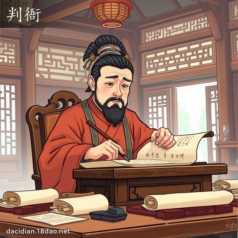 判衙 - 国语大辞典配图