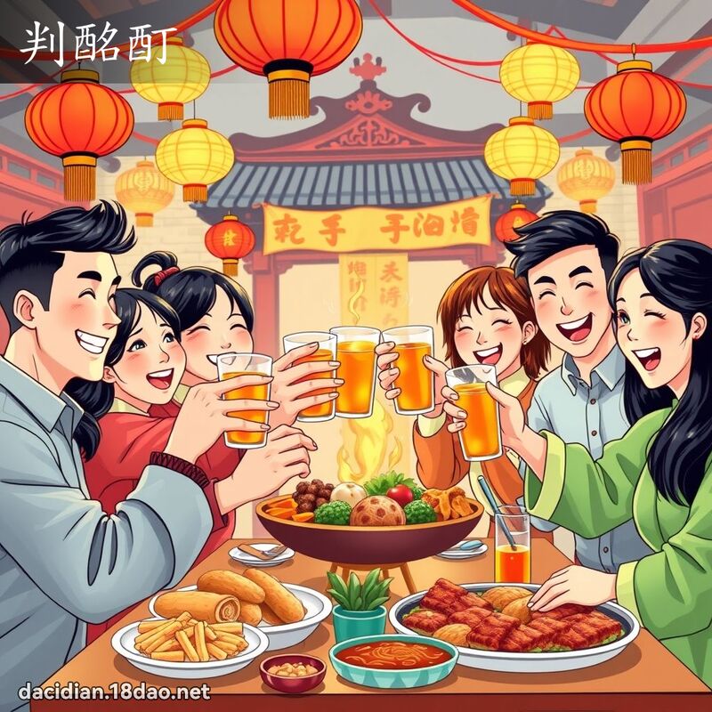 判酩酊 - 國語大辭典配圖