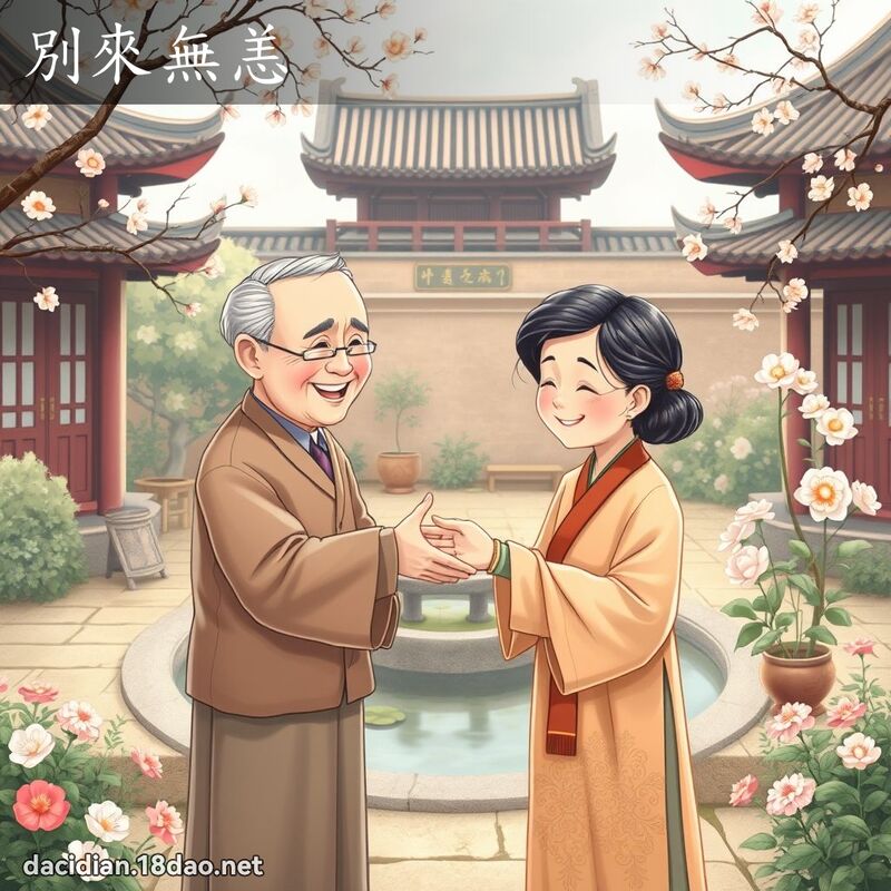 別来无恙 - 国语大辞典配图