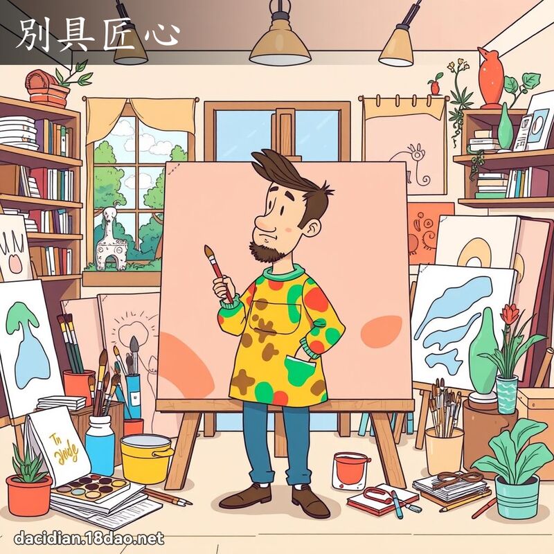 別具匠心 - 国语大辞典配图