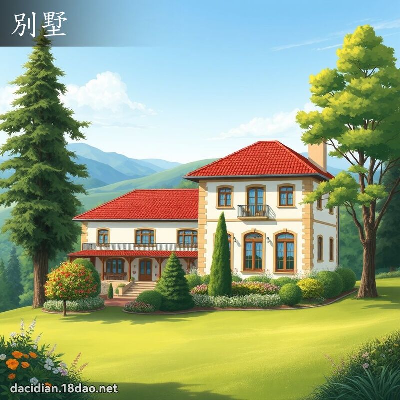 別墅 - 國語大辭典配圖