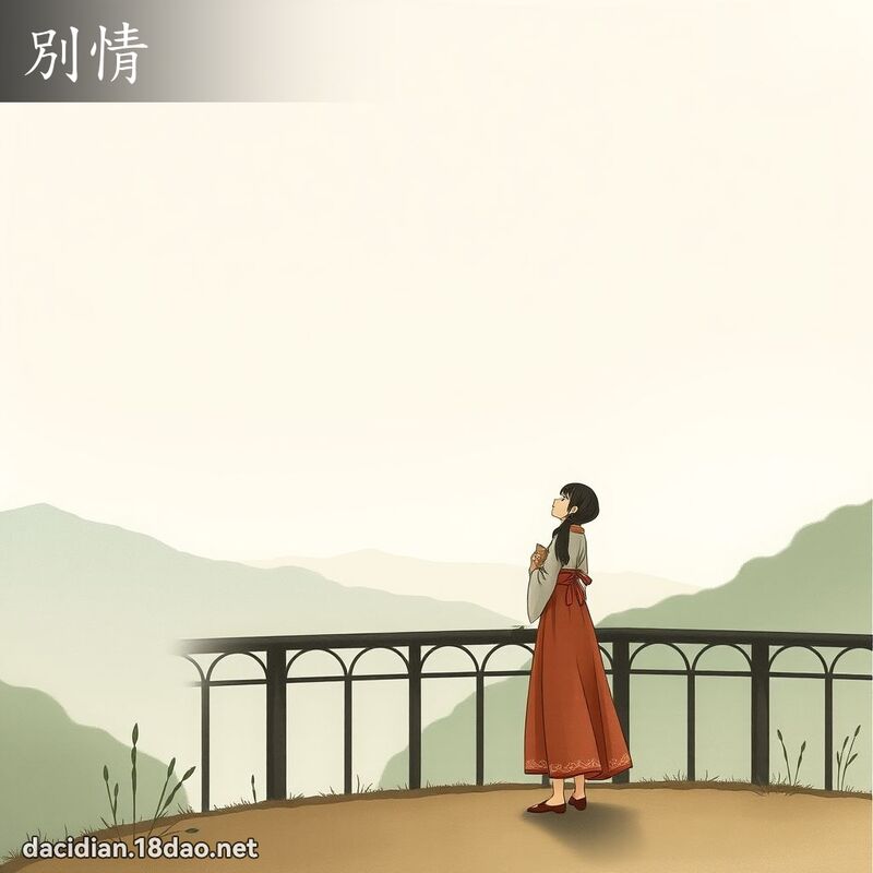 別情 - 國語大辭典配圖