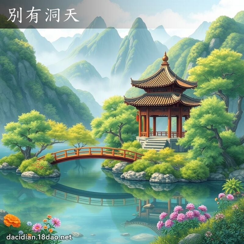 別有洞天 - 國語大辭典配圖