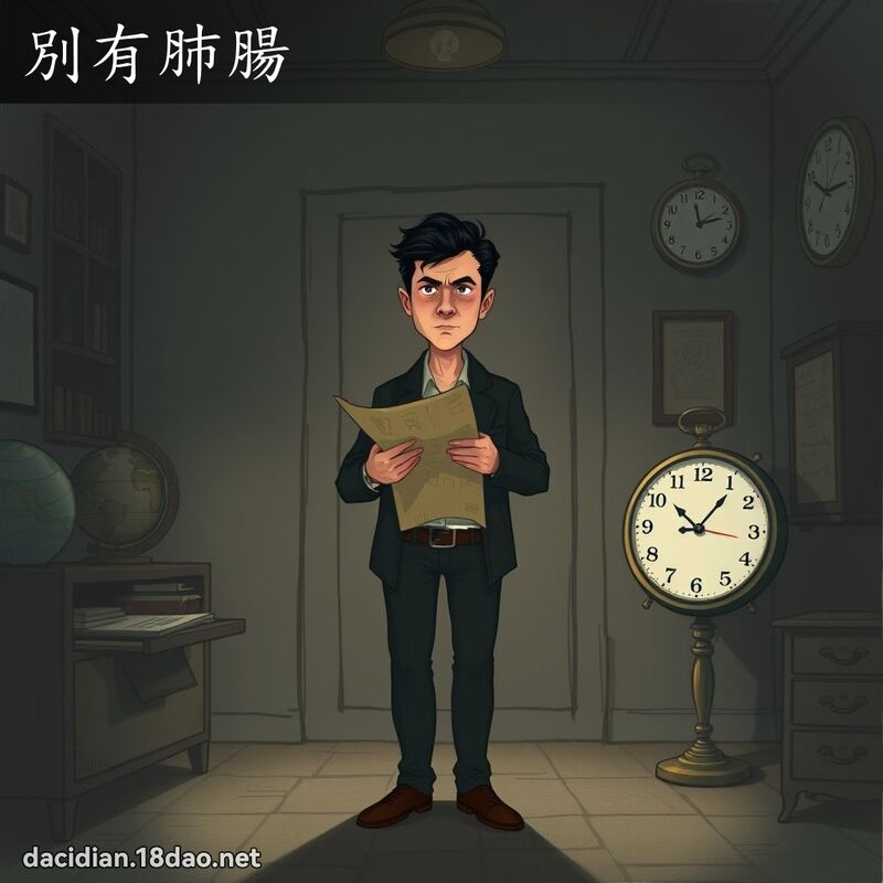 別有肺腸 - 國語大辭典配圖
