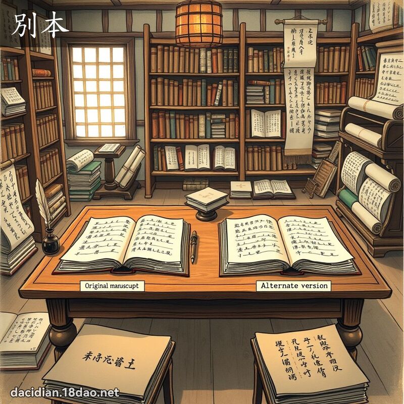 別本 - 国语大辞典配图