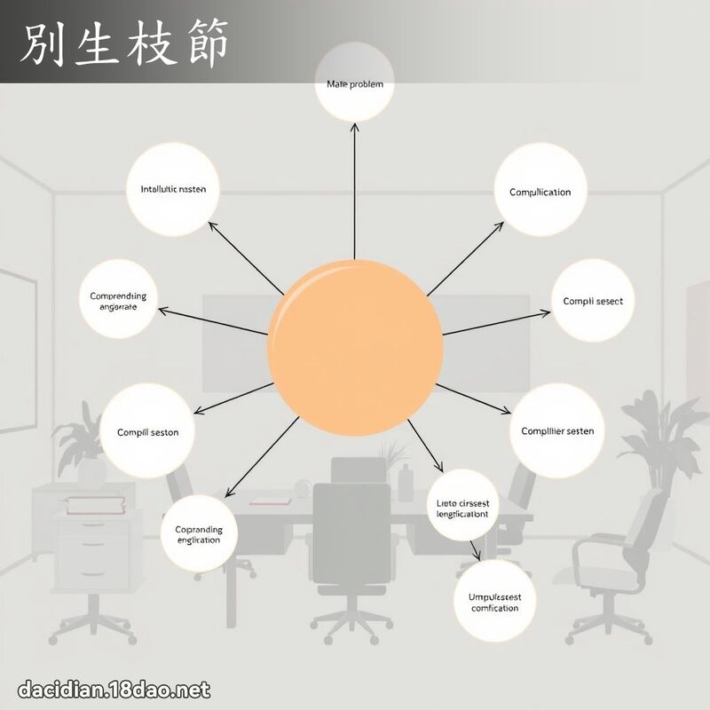別生枝節 - 國語大辭典配圖