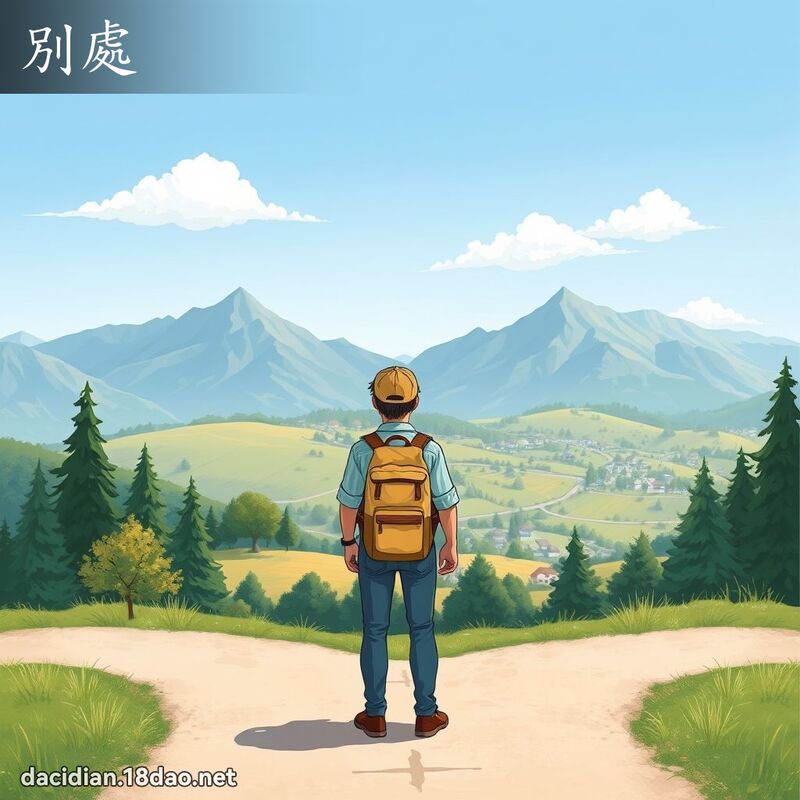 別处 - 国语大辞典配图