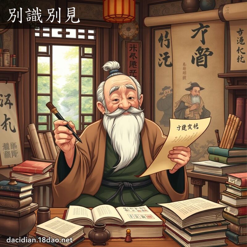 別识別见 - 国语大辞典配图