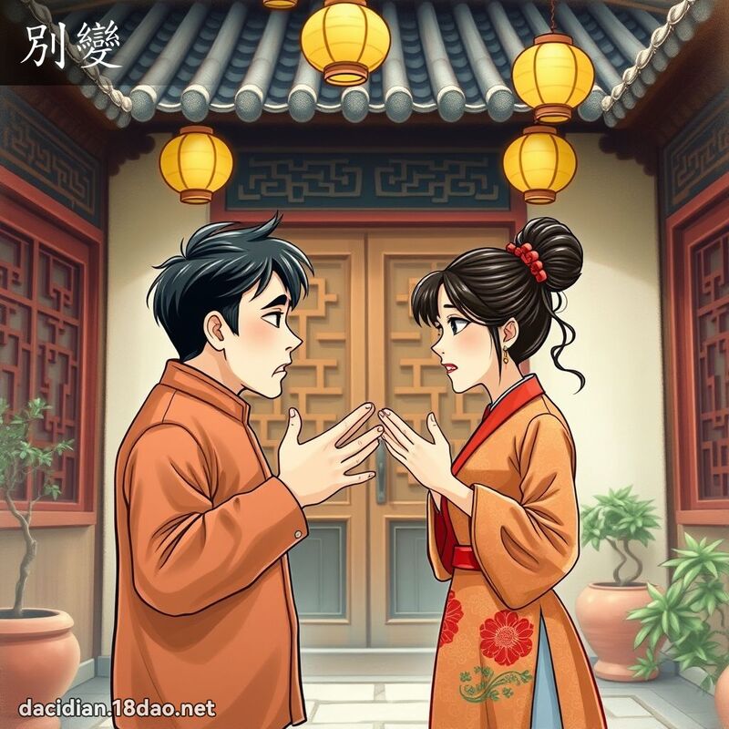 別變 - 國語大辭典配圖