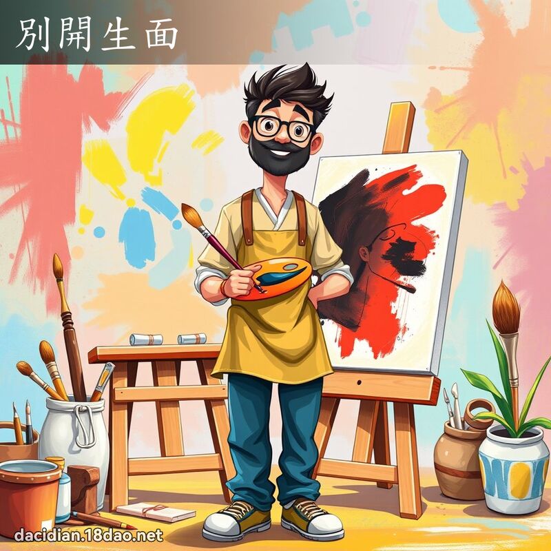 別開生面 - 國語大辭典配圖