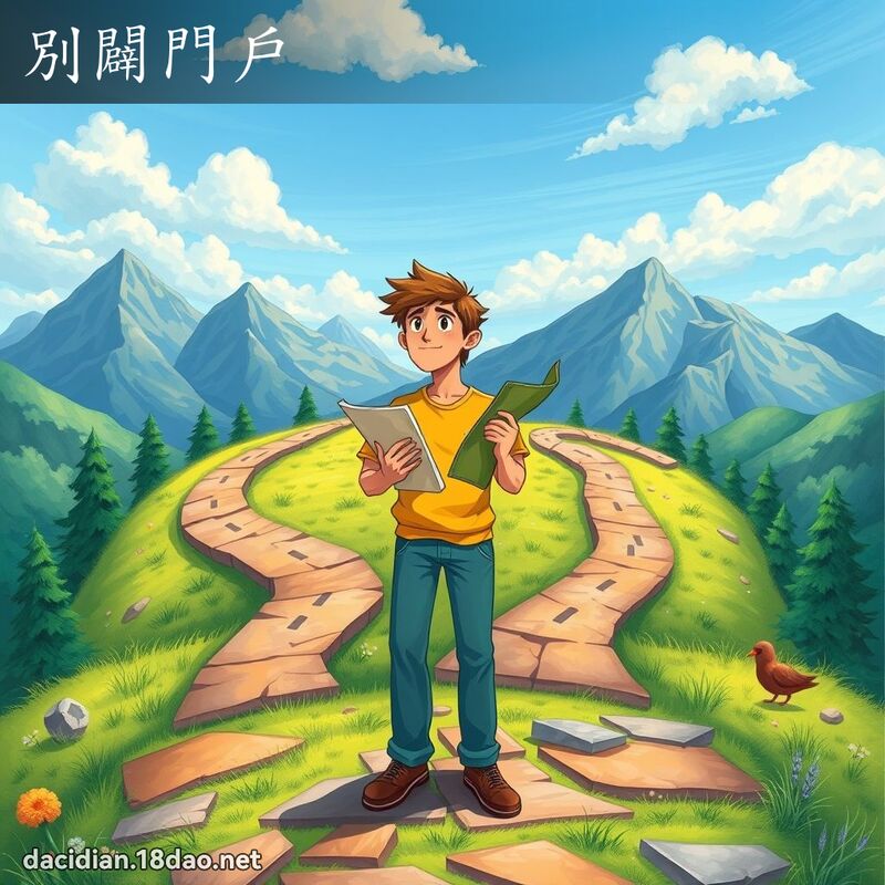 別辟门户 - 国语大辞典配图