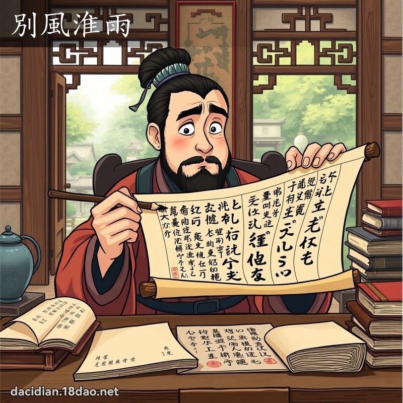 別风淮雨 - 国语大辞典配图
