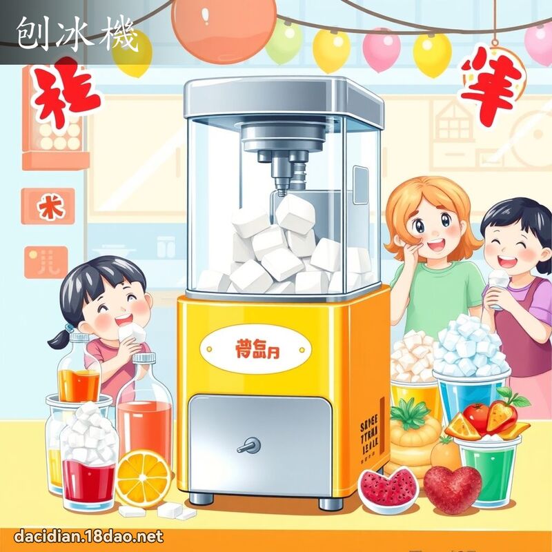 刨冰机 - 国语大辞典配图
