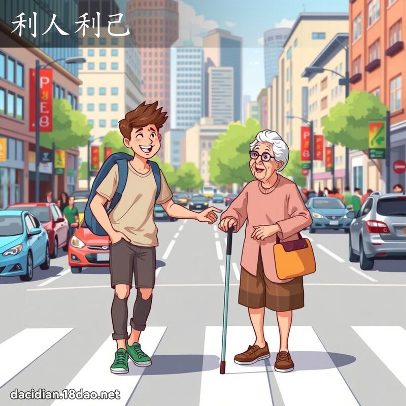 利人利己 - 国语大辞典配图