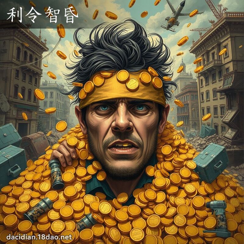 利令智昏 - 國語大辭典配圖