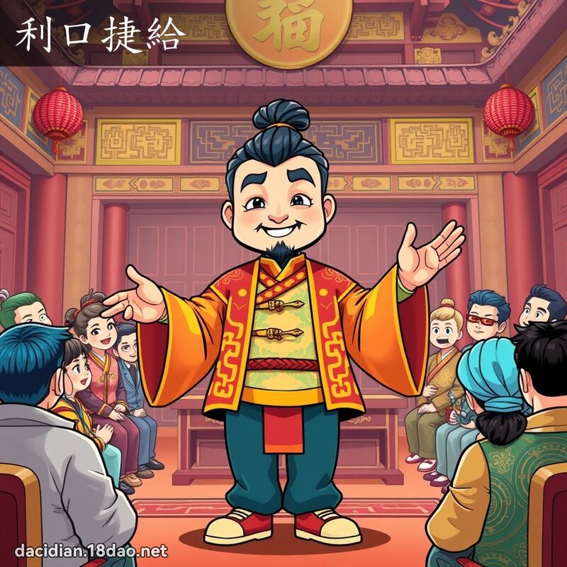 利口捷给 - 国语大辞典配图