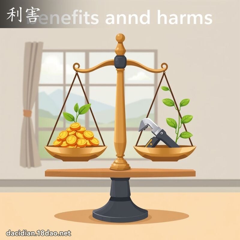 词语: 利害 (多意词)