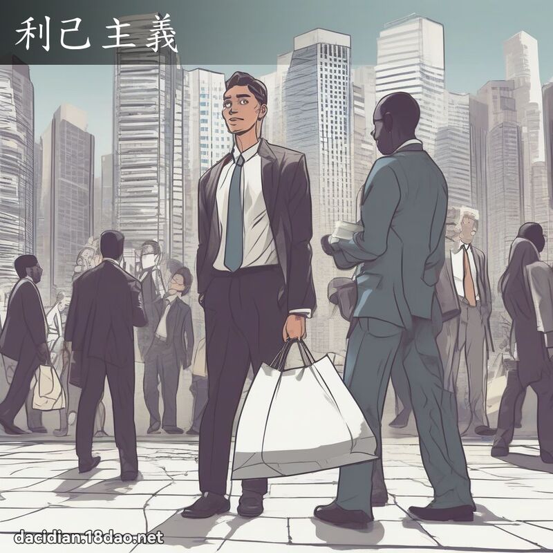 利己主義 - 國語大辭典配圖