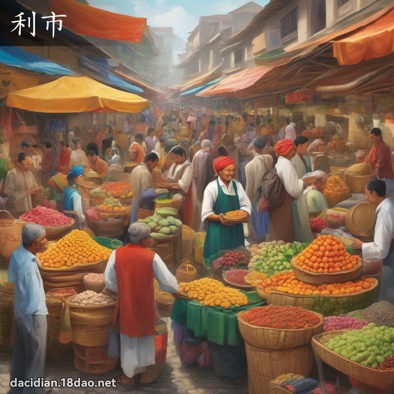 利市 - 国语大辞典配图
