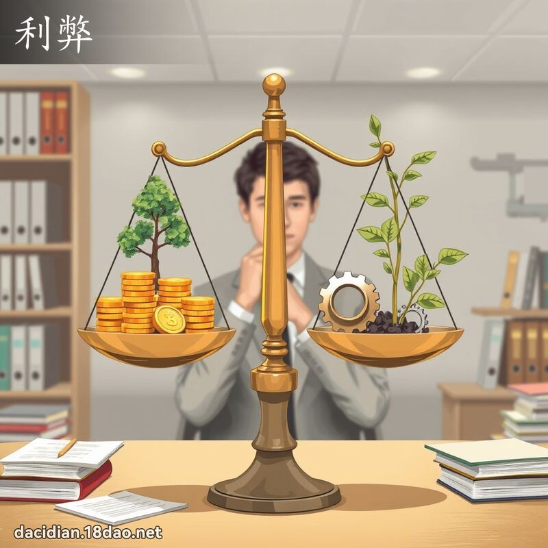 利弊 - 国语大辞典配图
