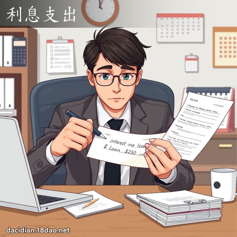 利息支出 - 國語大辭典配圖