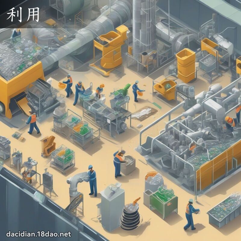 利用 - 国语大辞典配图