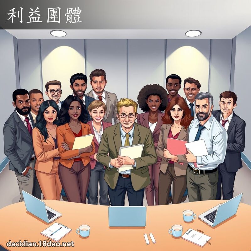 利益团体 - 国语大辞典配图