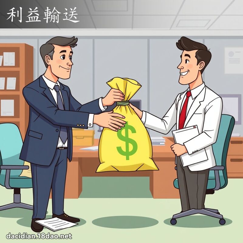 利益输送 - 国语大辞典配图